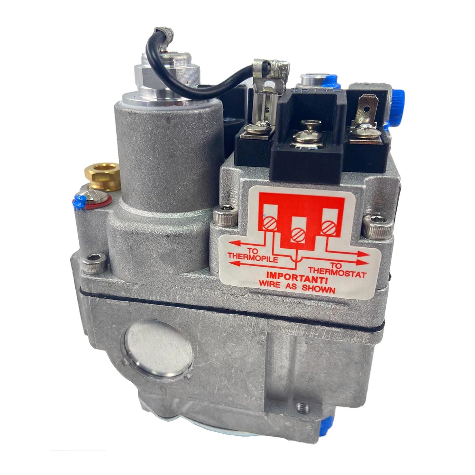 Control del termostato de freidora gas para Robertshaw 700-506 200.000 BTU/H para rosca natural 3/4"