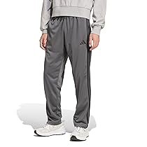 Adidas Homme 3 STRIIPES Tricot Open Hem Trackpants, Grey Six, L