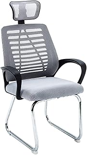 JYHZ Stołek barowy Dekoracyjny stołek Krzesło dla gości, Stałe podłokietniki Wysokie oparcie Wygodne Krzesło dla personelu Do użytku domowego Biuro Recepcji Krzesło Recepcyjne (kolor: A, Rozmiar: 44 * 45 * 100 cm)