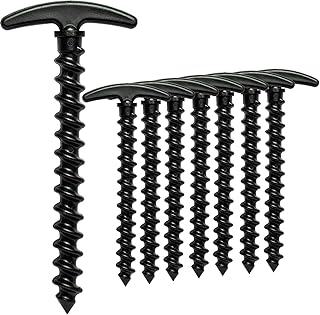 MAKINGTEC Tent Stakes - 10 Pack Ground Anchors