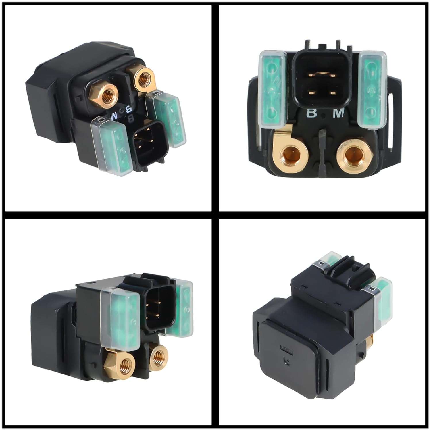 GXYWADY Motorcycle Starter Replacement for Suzuki VL1500 VL1500B 1998-2004 with Relay Solenoid