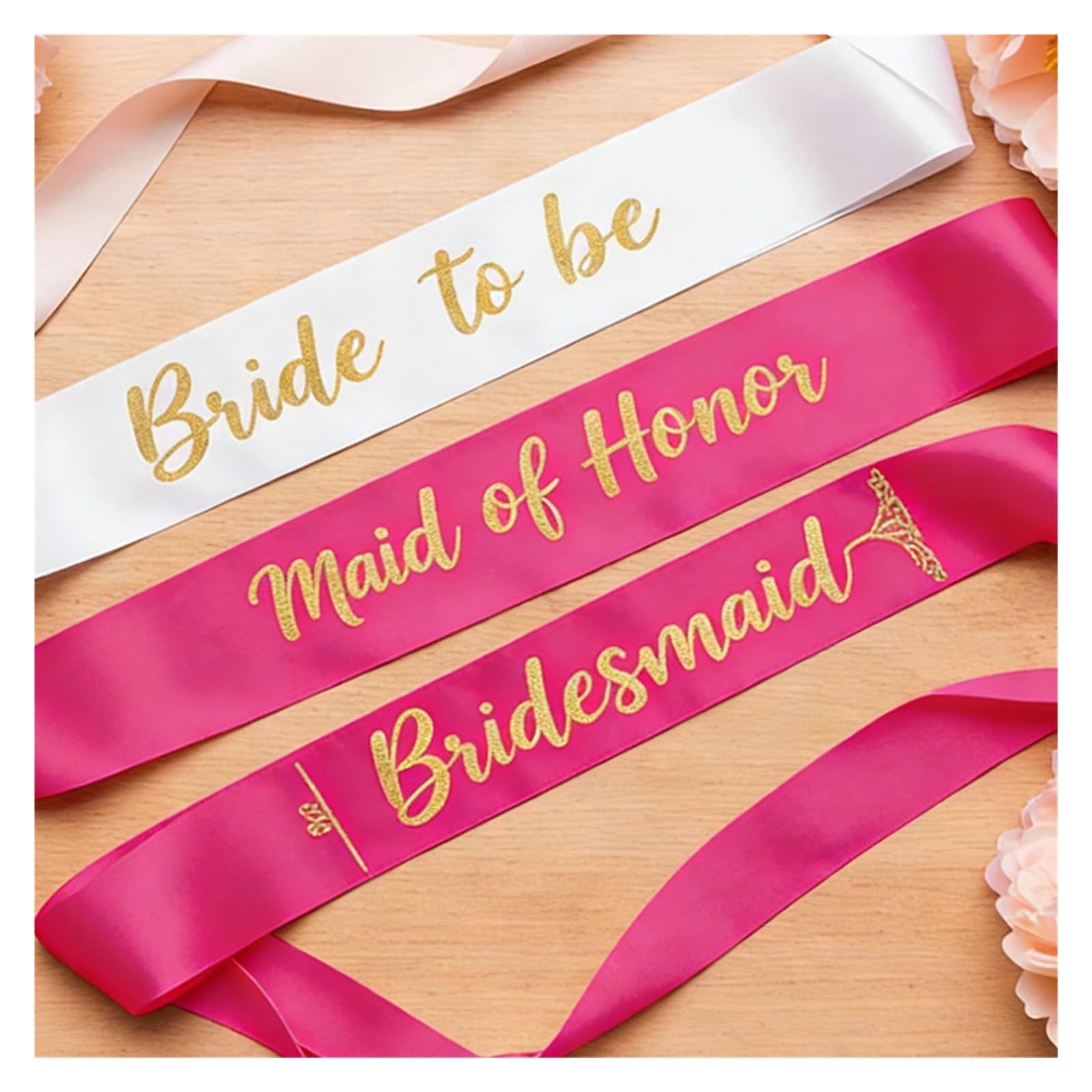 12 Uds. Novia A Ser Faja Despedida De Soltera Accesorios Dama Honor Regalo Recuerdos Boda Luna Miel Para Party(Bridesmaid)