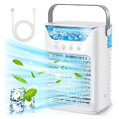 Portable Air Conditioners Fan 700ML Evaporative Air Cooler Humidifier with 3 Timer 3 Speeds 2 Mist Modes Mini