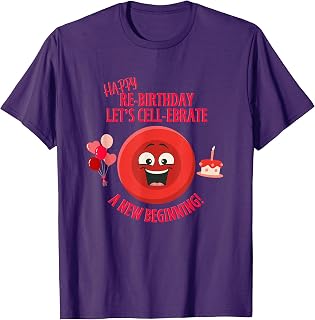 Stem Cell Transplant Re-birthday Cancer Survivor Gear & Tops T-Shirt
