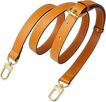 Vachetta Leather Strap Adjustable Crossbody Strap for Small Bags Pochette Mini NM Eva Favorite PM MM Nano Speedy
