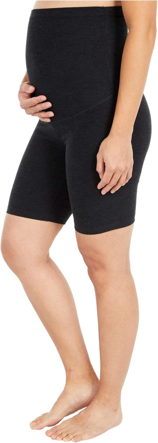 Beyond Yoga Maternity Spacedye Empire Waisted Biker Shorts