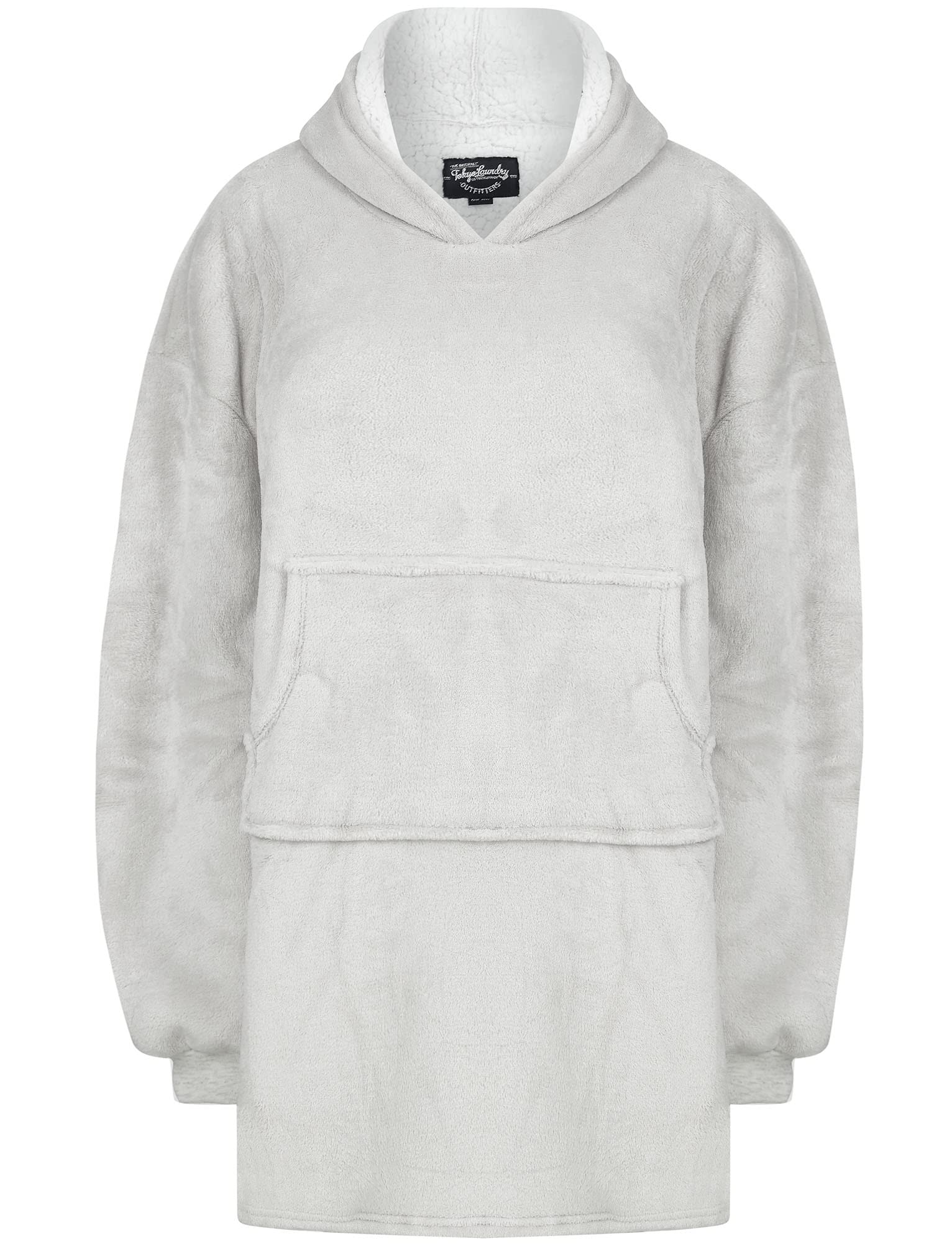 Tokyo Laundry Women's Men's Unisex Snuggle Fleece Oversized Hooded Blanket