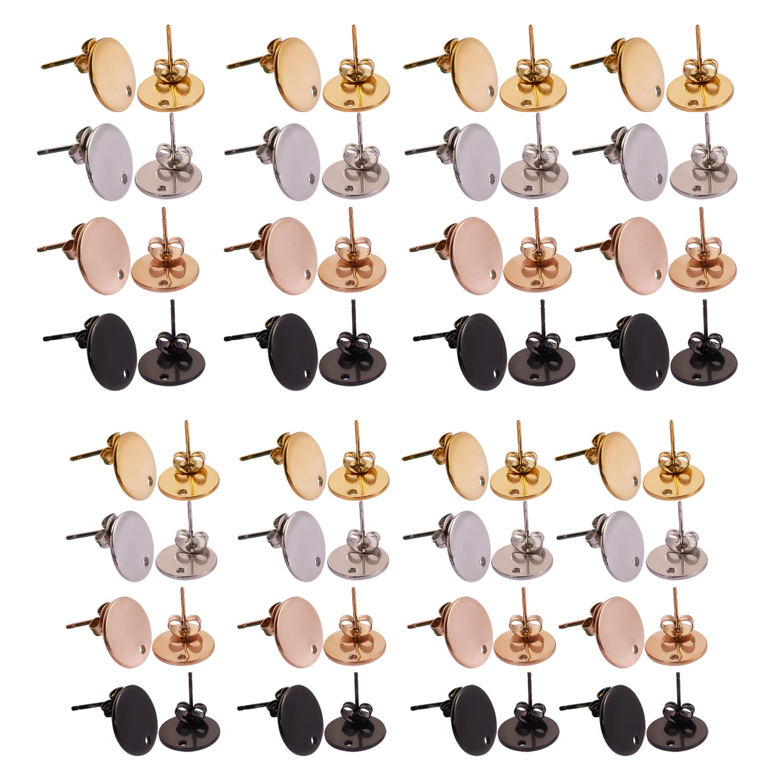 BEEFLYINGBlank Earring Stud Bezel Earring Setting