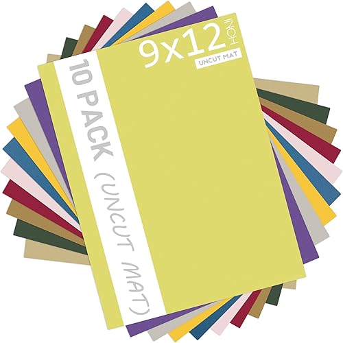 Miniatura 8 de Mat Board Center, paquete de 10 tableros de respaldo  Hoja completa  para arte, impresiones, fotos, impresiones y más (color mixto, 16 x 20)