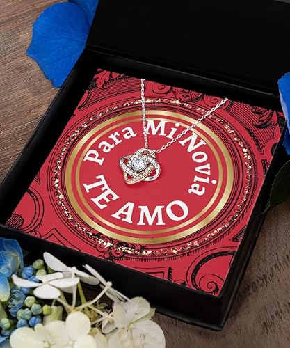 Miniatura 10 de Para mi alma gemela cadena, regalo para mujer, esposa o novia, collar personalizado para un momento especial