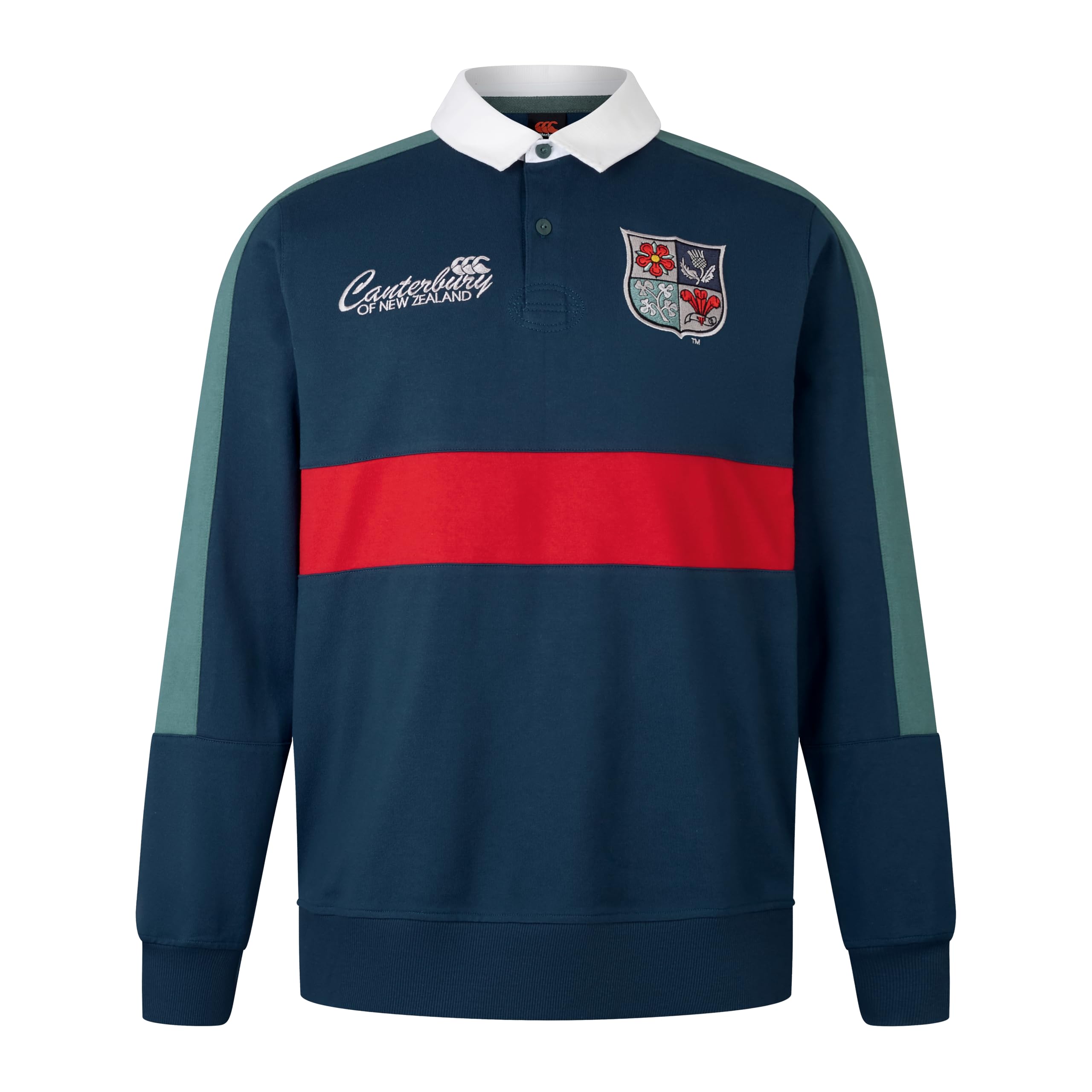 Canterbury Adult Unisex Official British & Irish Lions Heritage Rugby Jersey | Relaxed Fit, Moonlit Ocean, 3XL