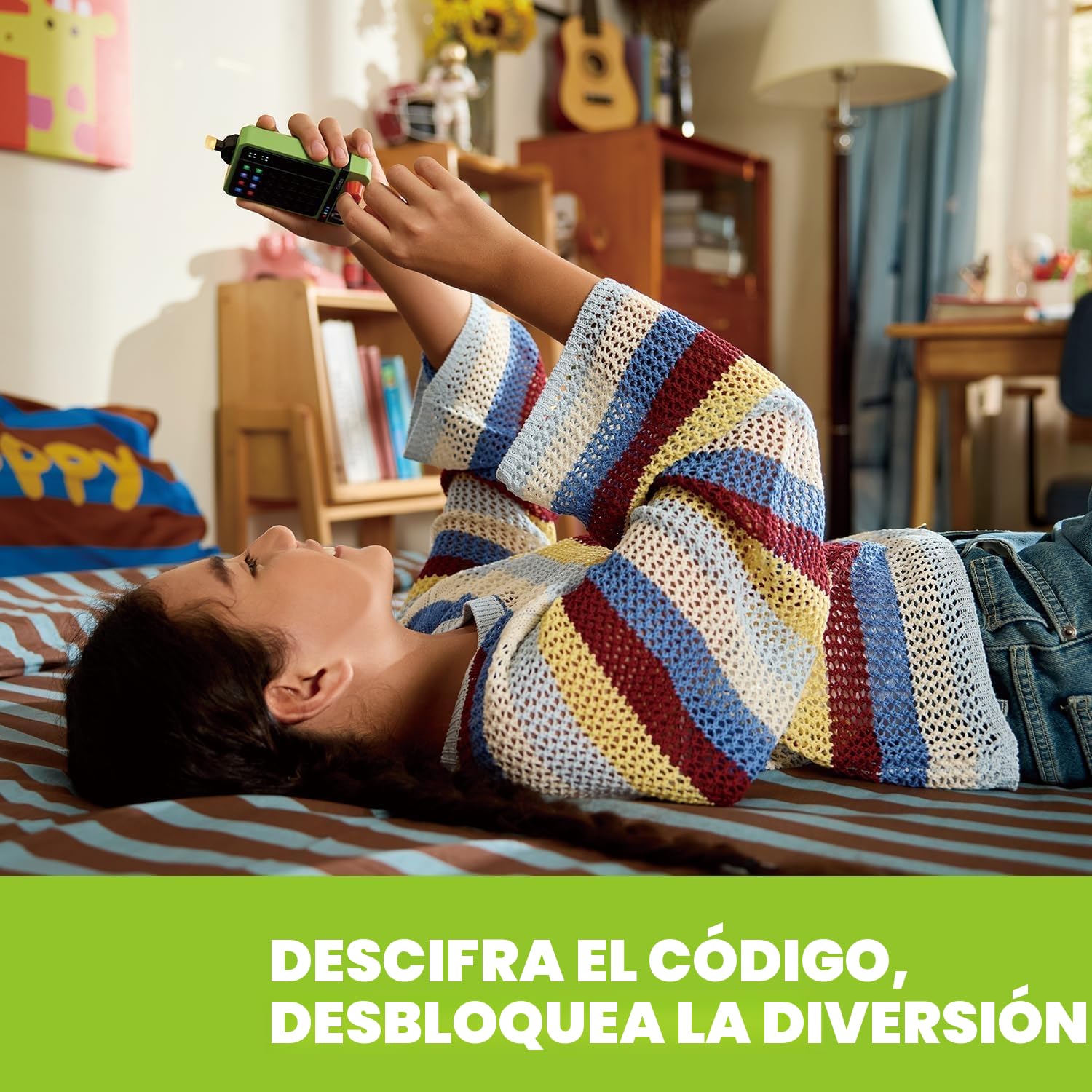 GiiKER Super Decoder – Juego de descifrar códigos | 600 niveles | Adivinar códigos de color de 4 dígitos | Modo individual y en pareja | Juego de mesa portátil/de viaje/entrenamiento cerebral para