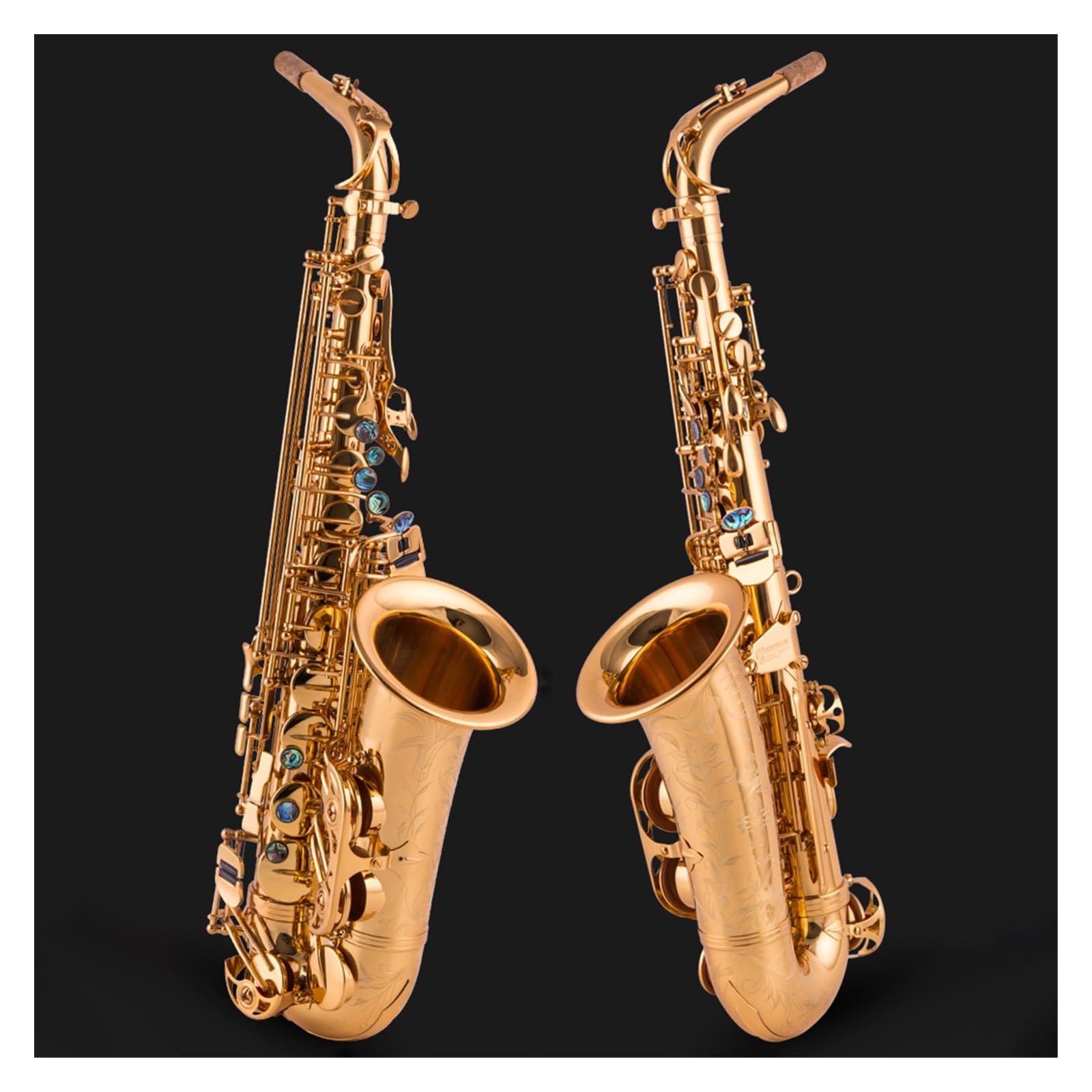 Saxophone Alto Professionnel En Laiton Mib Or Saxophone Avec Accessoires Étui De Transport Saxophones pour Etudiants