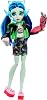 Monster High Skulltimate Secrets Ghoulia Yelps Doll - Luminous Locker with Over 19 Colourful Surprises Surprises Washable Mysterious Coating for Children from 6 Years HNF81