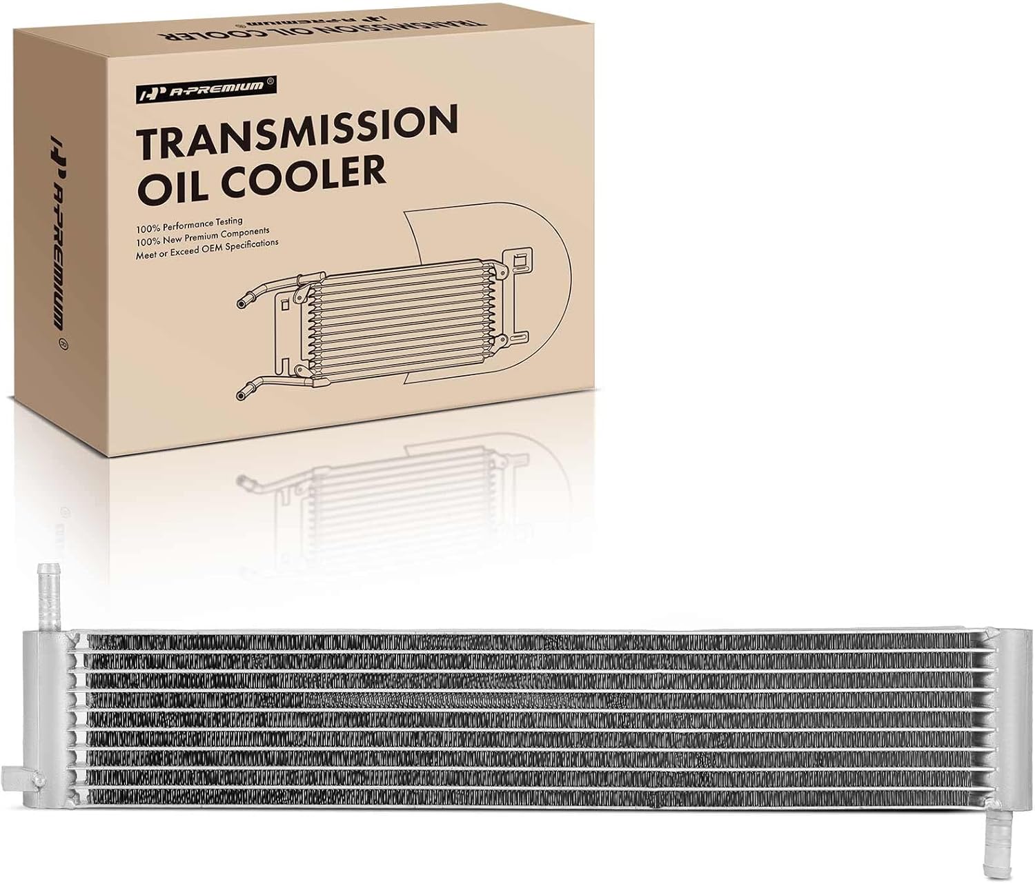 A-Premium Transmission Oil Cooler Compatible with Ford Expedition 2007-2008/2015-2017 & Lincoln Navigator 2007-2008/2015-2017, 3.5L 5.4L Replace# 7L1Z7A095B