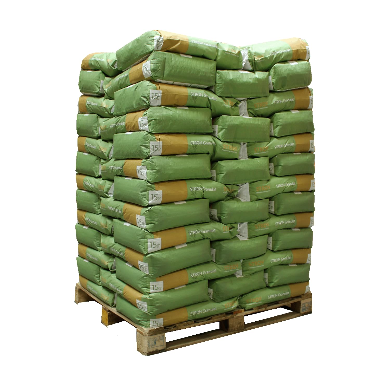 STROY Strohgranulat Einstreu 975 kg (65 x 15 kg) 1 Palette
