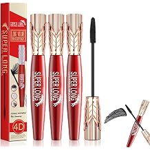 Super Long 4d Mascara,Mascara De Pestanas Super Long Luxurious 3PC