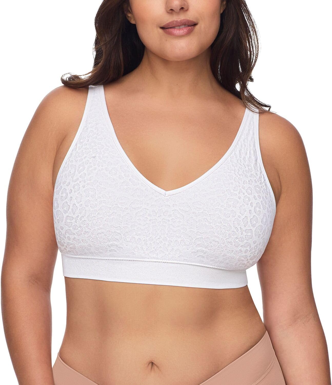Warner's Women's Blissful Benefits Easy Size Seamless Stretch Wireless Comfort Bra