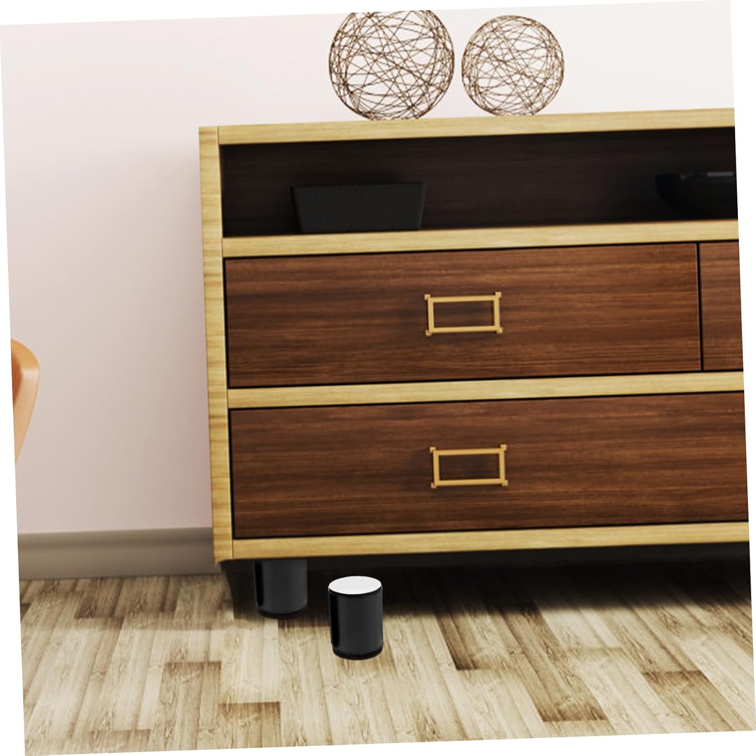4pcs Non-Slip Furniture Risers Bed Riser Pads for Couch Sofa Table Legs Chair Heavy Duty Bed Lifters Stability