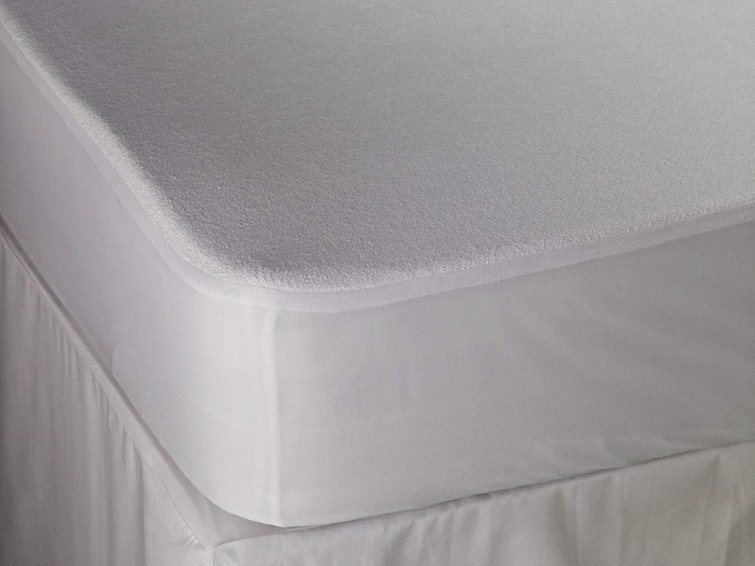 High Quality Terry Towel Waterproof Fitted Sheet Mattress Protector - Double 140 X 190 Cm