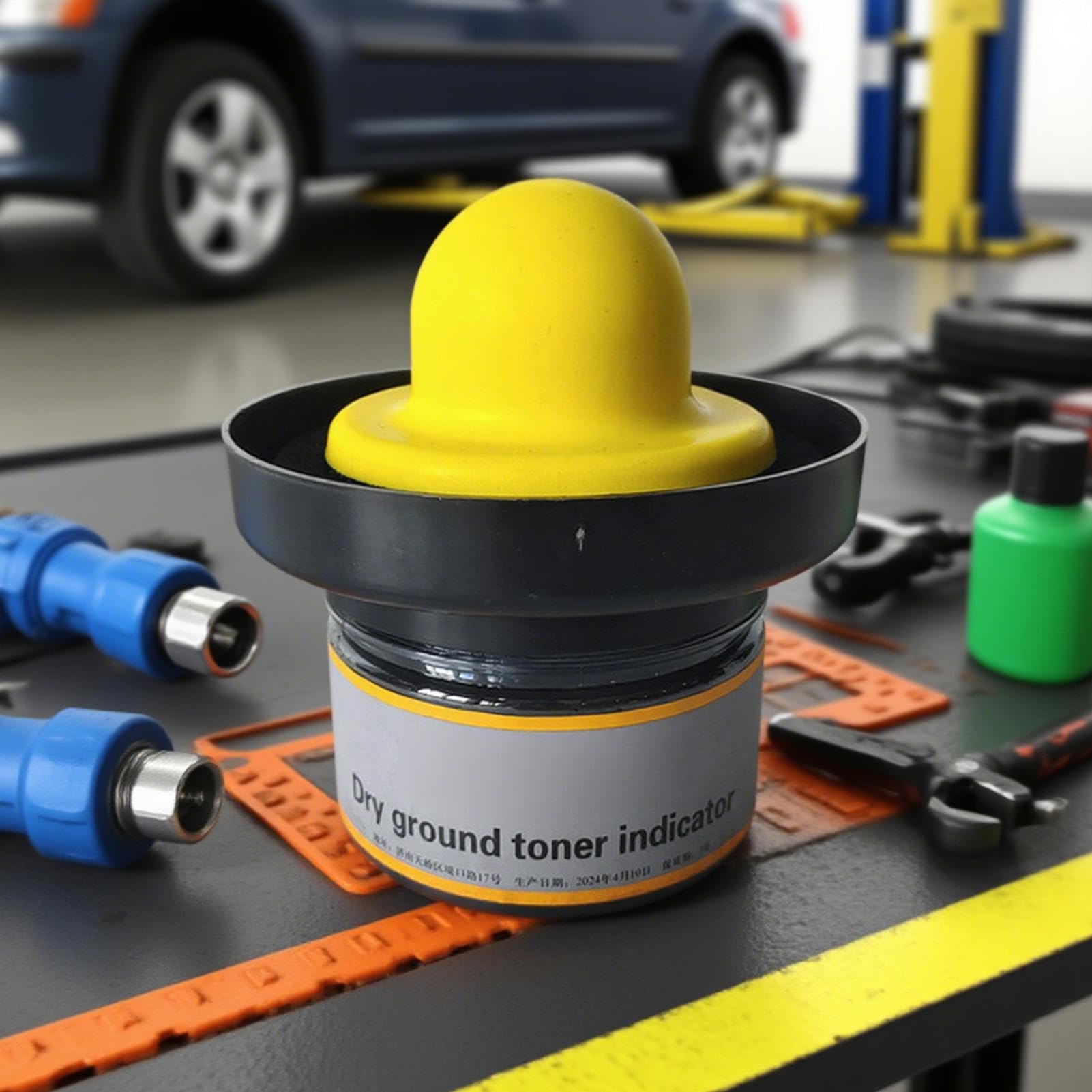 Guide de peinture automobile – Localisateur de défauts de ponçage, outil de détection de poudre | Aide à la réparation d'apprêt pour surfaces de véhicules, localisateur de rayures pour identification