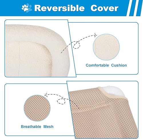 Miniatura 12 de Hamaca para ventana para gatos, resistente al agua, sin desorden, para gatos grandes, hamaca con ventosa fuerte con cubierta de franela, asiento