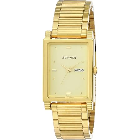 sonata gold watches for mens