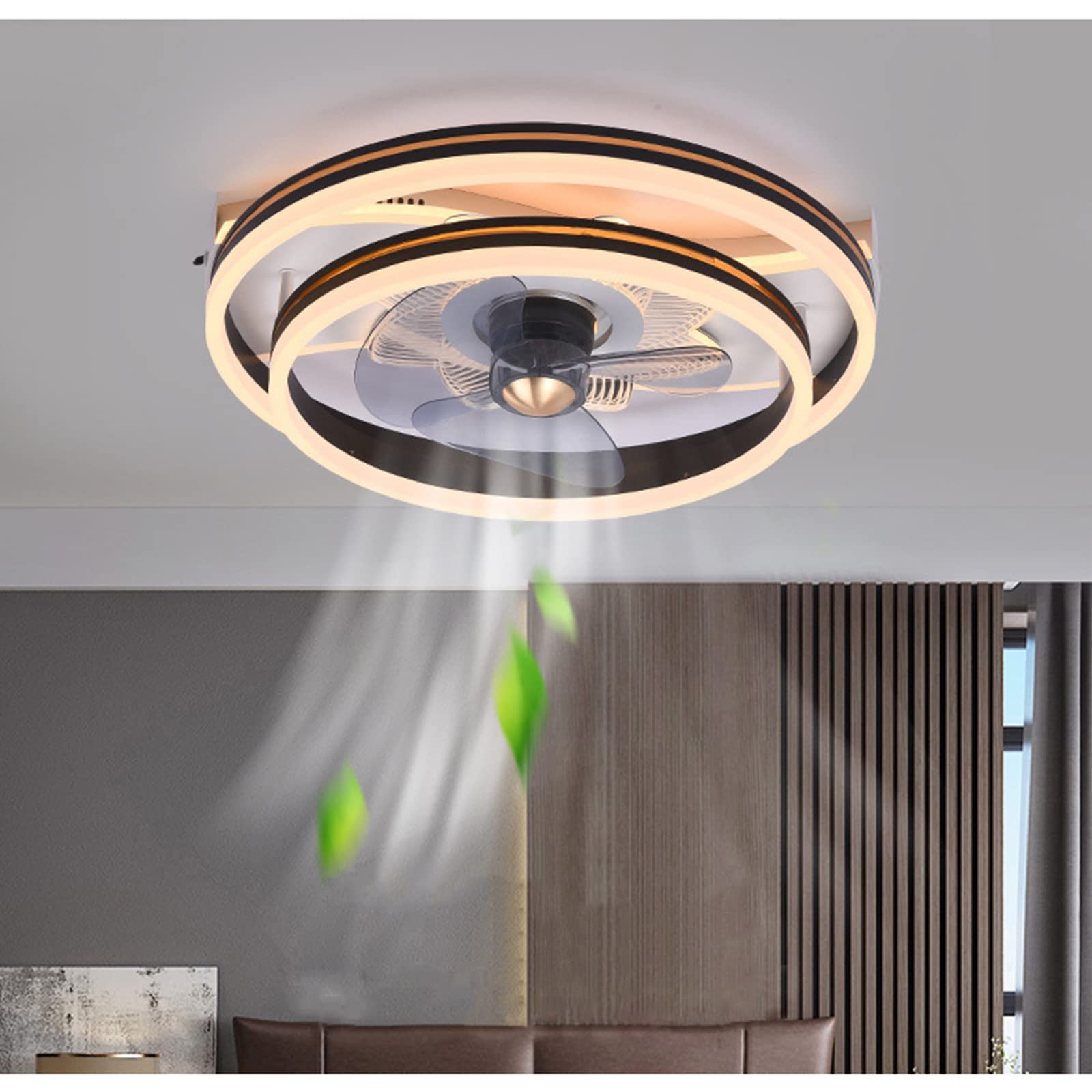 Lumière de ventilateur de plafond 72W avec 6 vitesses et onduleur