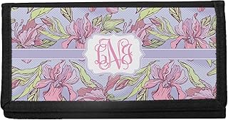 Orchids Canvas Checkbook Cover (Personalized)
