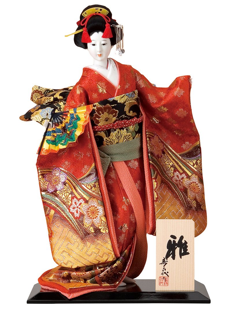 Amazon | 日本人形 尾山人形 人形単品 寿喜代作 雅 金らん 10号 sk 