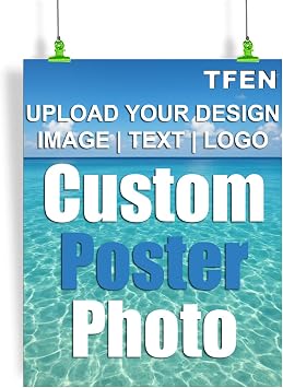 TFEN-Upload Your Image/Photo-8x10-Made in USA-Custom Poster Prints Personalized Photo|Print Any Photos&Poster|Home Decor Wall Art Prints