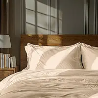 Jogo De Cama Lençol Kit De 3 Peças 600 Fios 100% Algodão Egípcio Luxo Casal Queen King Solteiro (2 PCS) (WOOD PEARL, SOLTEIRO (2 PCS))