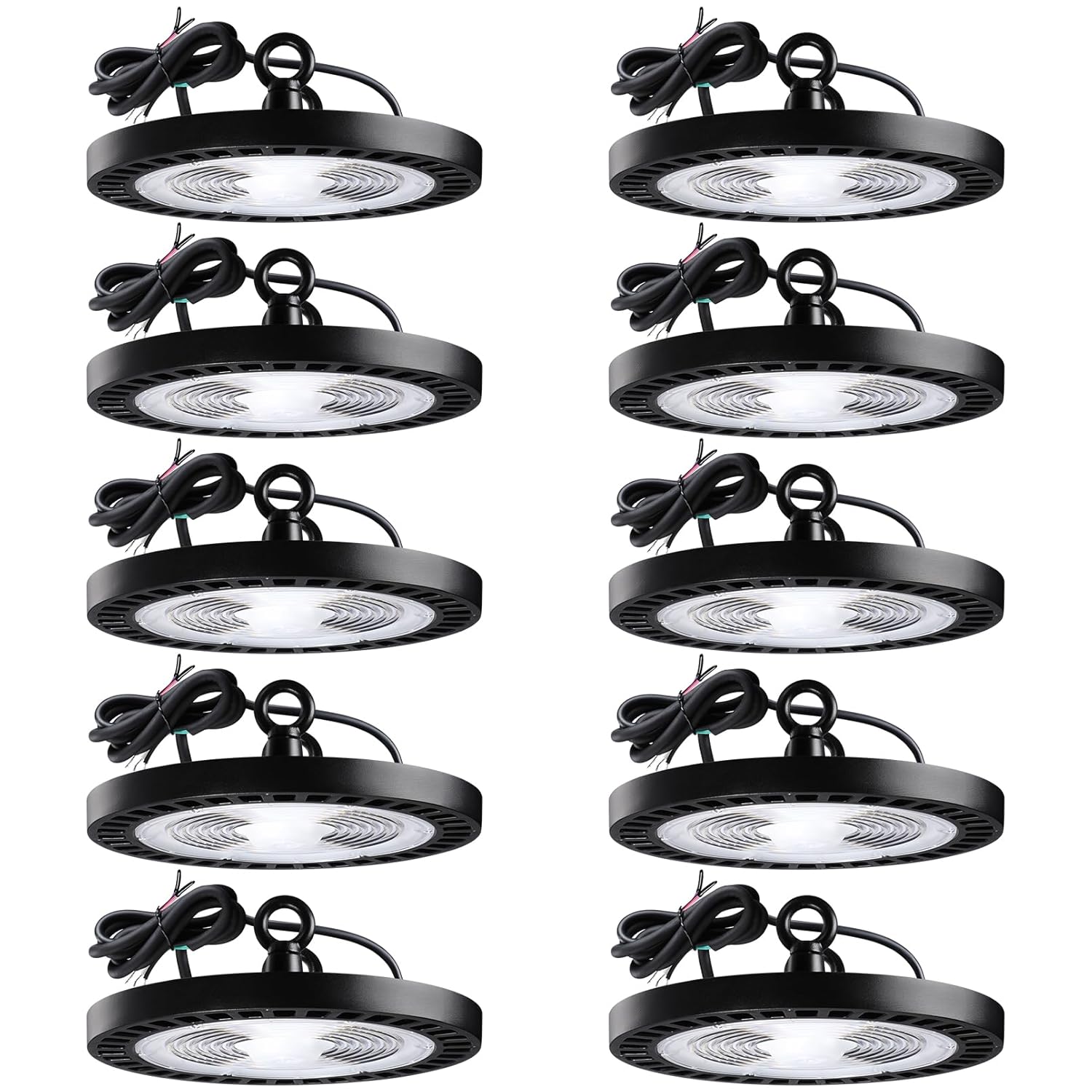 LEONLITE UFO LED High Bay Light 150W 21 700LM 5000K Daylight 0-10V Dimmable UL Listed 120-277V Commercial Barn