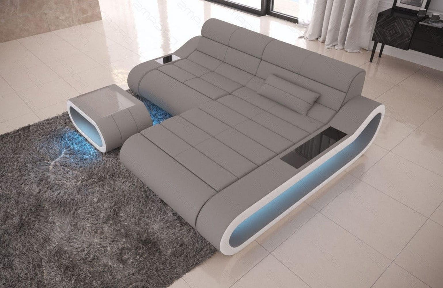 Sofa Dreams Stoff Ecksofa Concept L-Form