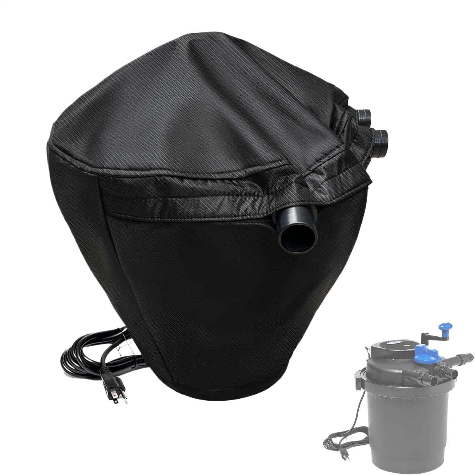 Protectora para filtro de estanque ideal para mantener limpio el jardín y la piscina
