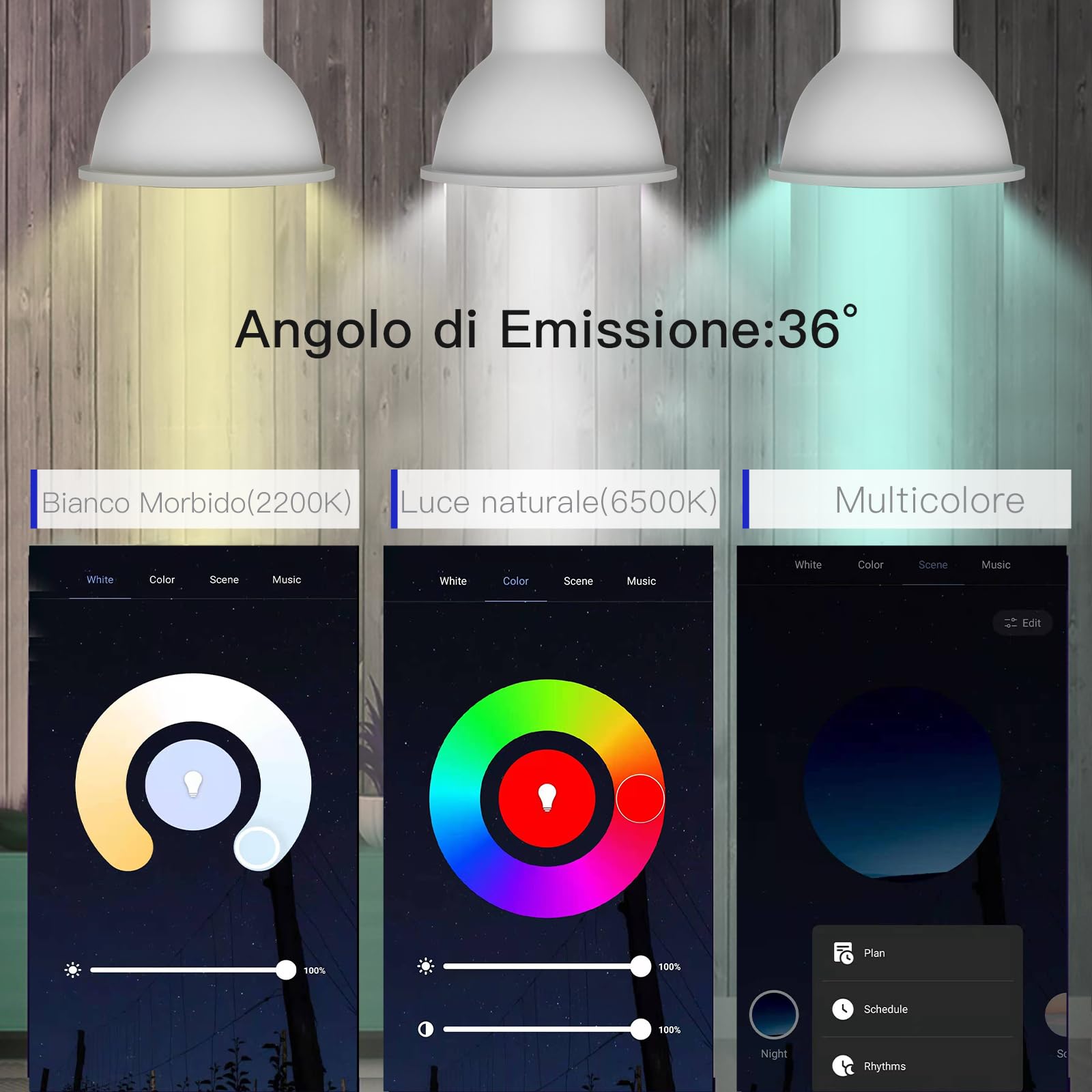 MOES ZigBee Lampadina LED Smart GU10 da 5W RGB e bianco freddo dimmerabile | Controllo vocale Alexa/Google Assistant, 2200-6500K 345lm Confezione da 2 (richiede ZigBee Hub)