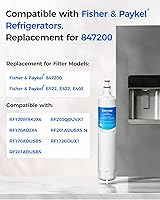 Vista 5 de Waterdrop 847200 Filtro de agua para refrigerador de repuesto para filtro de agua Fisher & Paykel® 847200