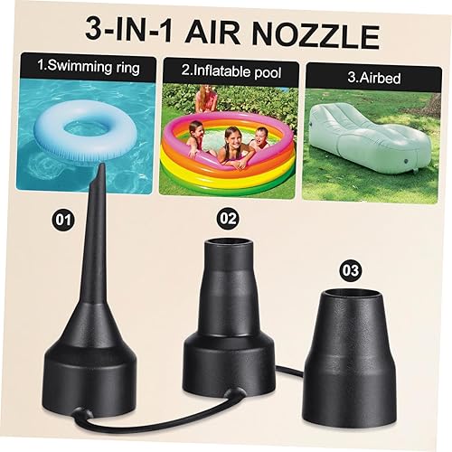 Miniatura 7 de LIFKOME Air Matress - Juego de 2 boquillas de repuesto para bomba de aire, inflador, adaptador de inflador, accesorio para colchón de aire, sofá