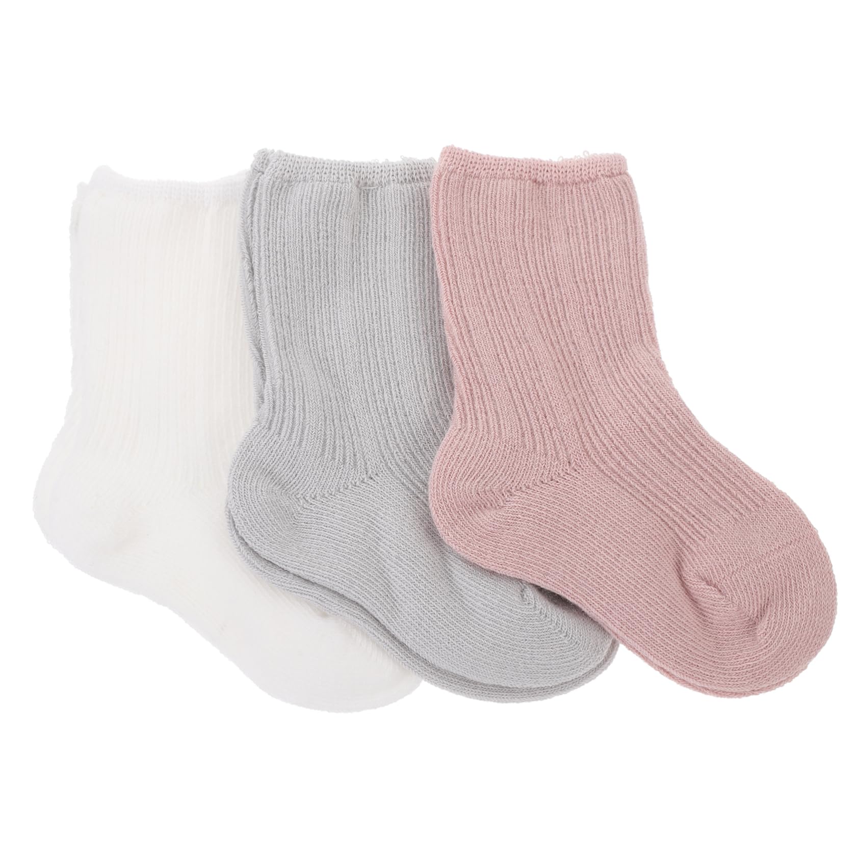 KOMBIUDA 3 Pair Baby Socks Toddler Warm Winter Socks for Newborns Infants Boys Girls