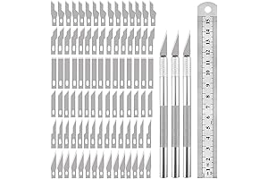 90PCS Precision Craft Knife Blades Set for Intricate Cutting