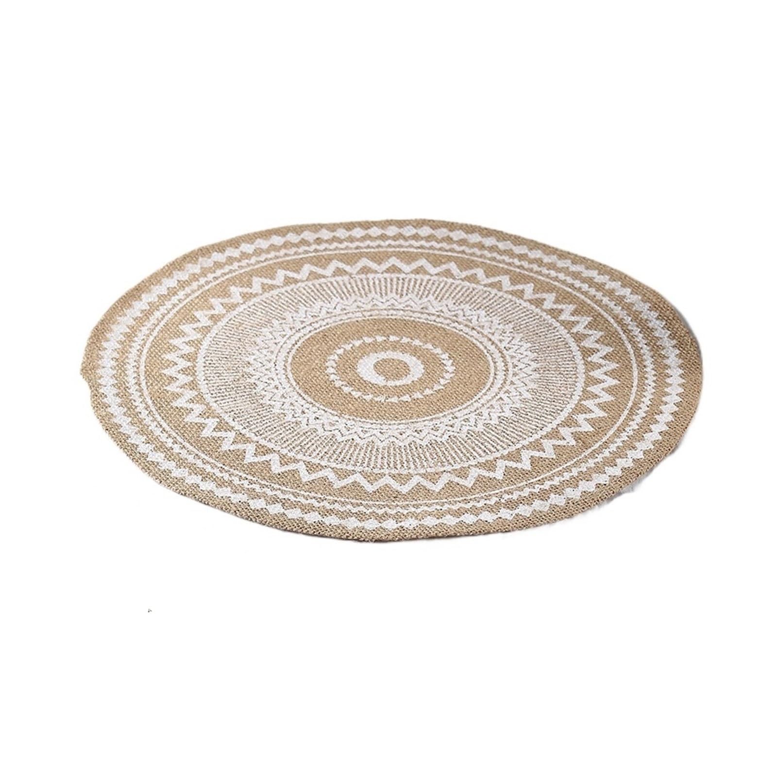 Coussins chauds pour maison napperon en jute tressé luxe