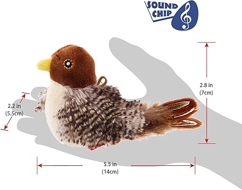 Miniatura 2 de GiGwi Juguetes interactivos para gatos chirriantes, estimulados que hacen ruido, juguete automático para gatos con cola de plumas, juego de melodía