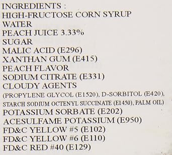 Possmei Flavored Syrup, Peach, 5.5 Pound