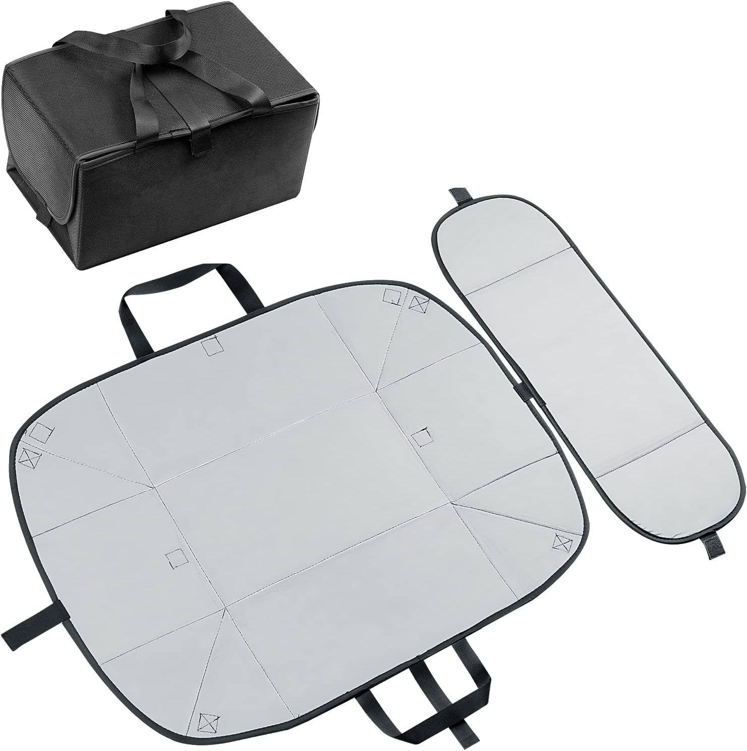 Adorila Ironing Mat for Table Top, Portable Travel Iron Carrying Case Bag, Foldable Heat Resistant Ironing Board for Countertop