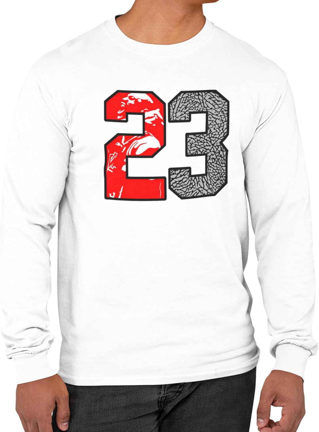 Jordan 23 Long Sleeve Sneaker Shirt 1 2 3 4 5 6 7 8 9 10 11 12 13 Match