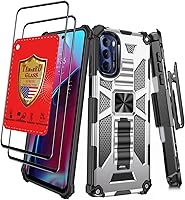 Vista 9 de Case for Moto G Stylus 5G 2023 with Screen Protector, Kickstand, Camo Design - for Motorola Moto G Stylus 5G (2023) - Military Grade Protection