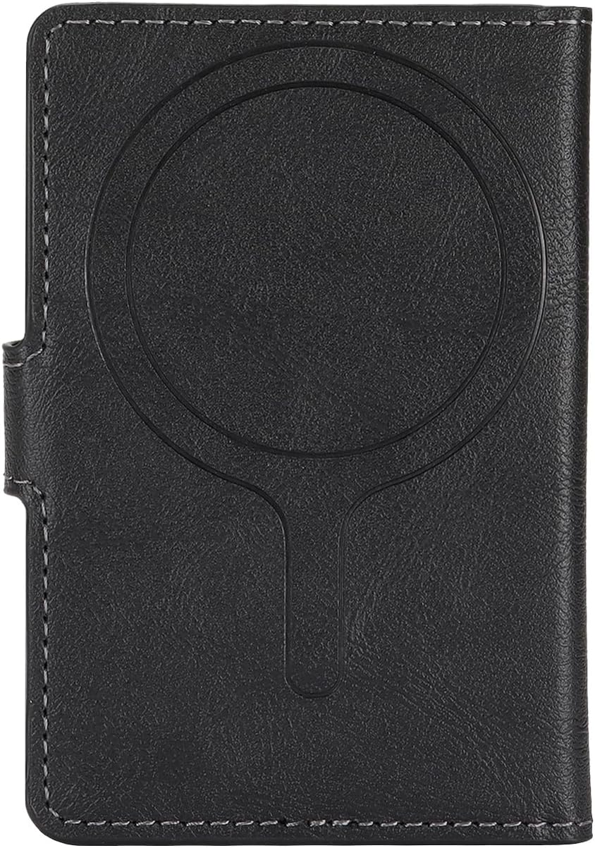 Ultra-Thin Magnetic Wallet Card Holder, Black image 5