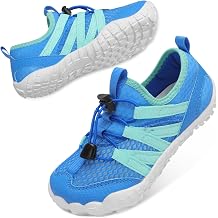 JOINFREE Kids Water Shoes Boys Girls Quick-Dry Aqua Shoes Barefoot Swim Shoes Lightweight Non-Slip Rubber Sole for Beach Pool Holiday Paddling Pool Water Park