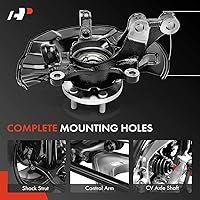 Vista 7 de A-Premium Conjunto de nudillo de dirección y cubo de cojinete de rueda delantero izquierdo compatible con Toyota Corolla 2009-2018, Matrix