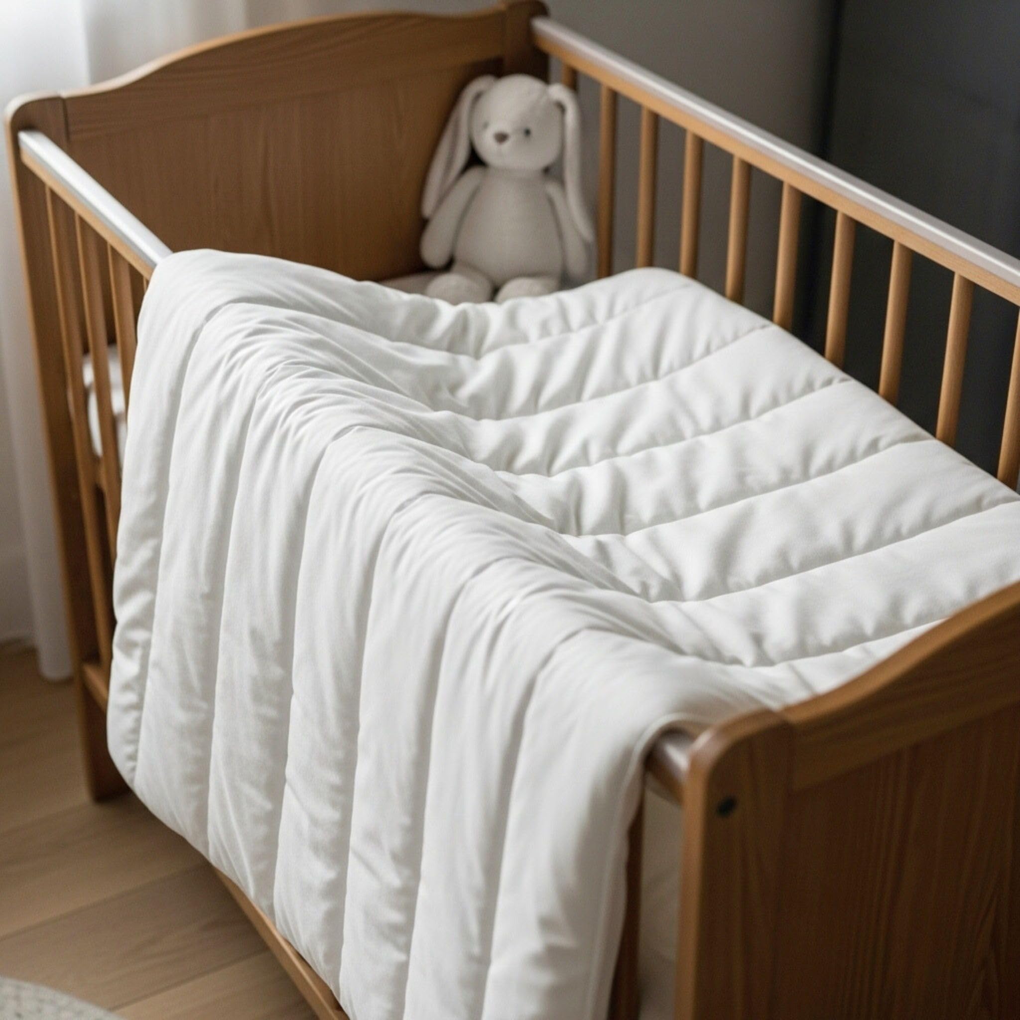Terre de Nuit Couette bébé tempérée Anti-acariens et Anti-bactériens 80x120